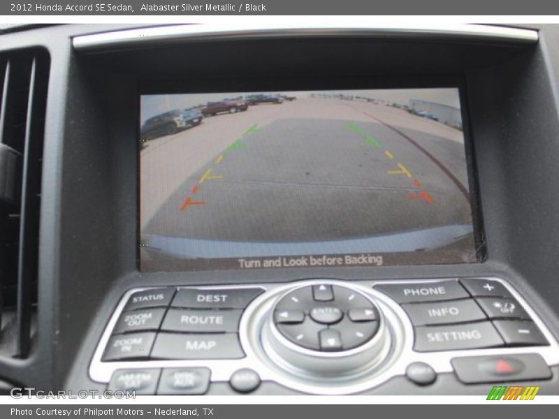 Alabaster Silver Metallic / Black 2012 Honda Accord SE Sedan