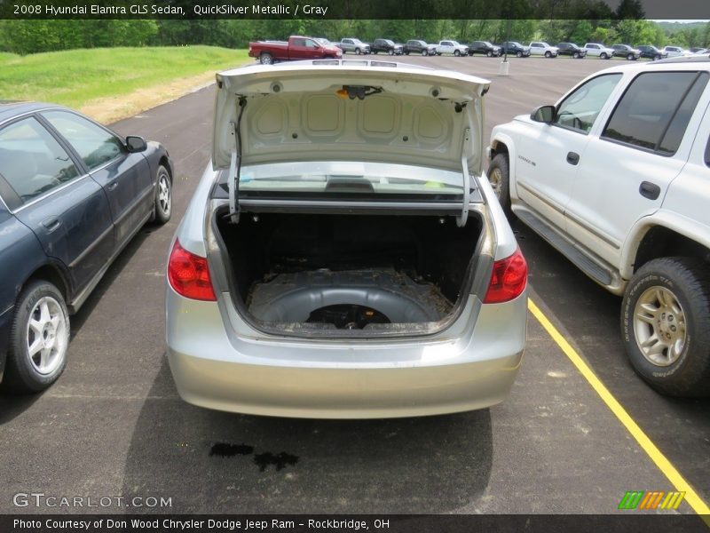 QuickSilver Metallic / Gray 2008 Hyundai Elantra GLS Sedan