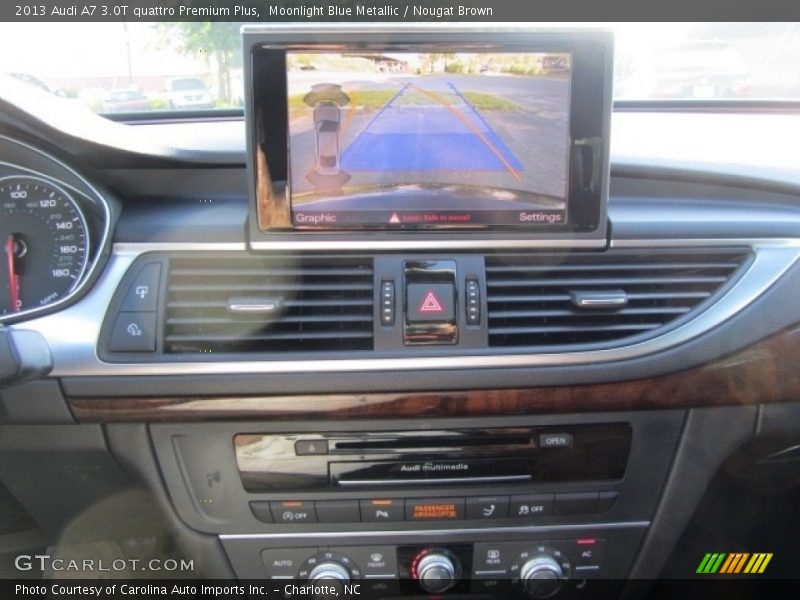 Moonlight Blue Metallic / Nougat Brown 2013 Audi A7 3.0T quattro Premium Plus