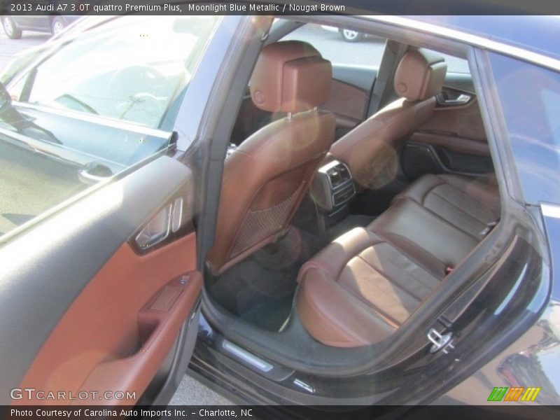 Moonlight Blue Metallic / Nougat Brown 2013 Audi A7 3.0T quattro Premium Plus