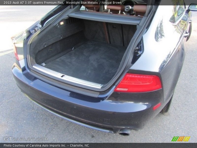 Moonlight Blue Metallic / Nougat Brown 2013 Audi A7 3.0T quattro Premium Plus