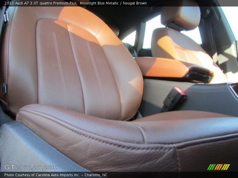 Moonlight Blue Metallic / Nougat Brown 2013 Audi A7 3.0T quattro Premium Plus