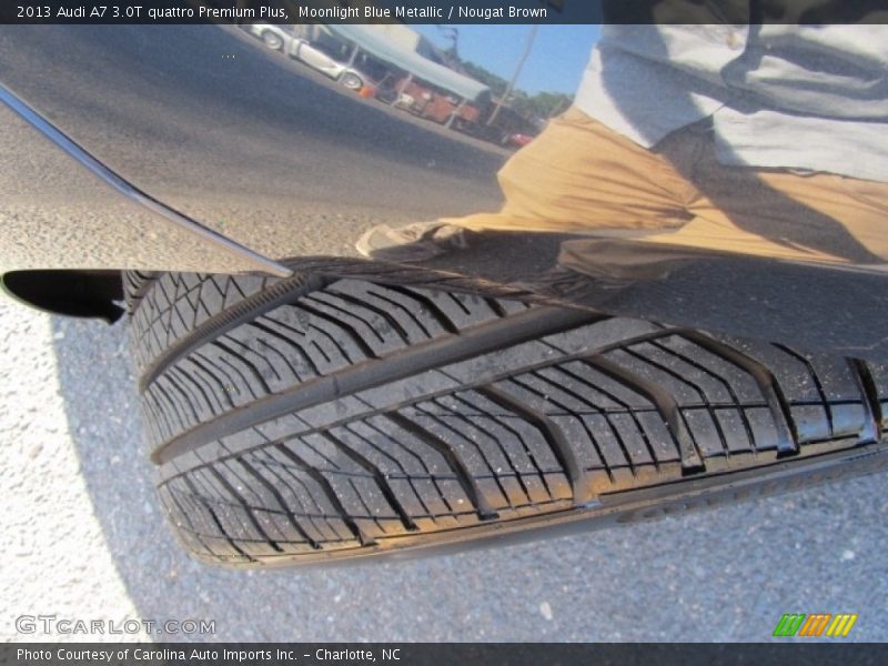 Moonlight Blue Metallic / Nougat Brown 2013 Audi A7 3.0T quattro Premium Plus