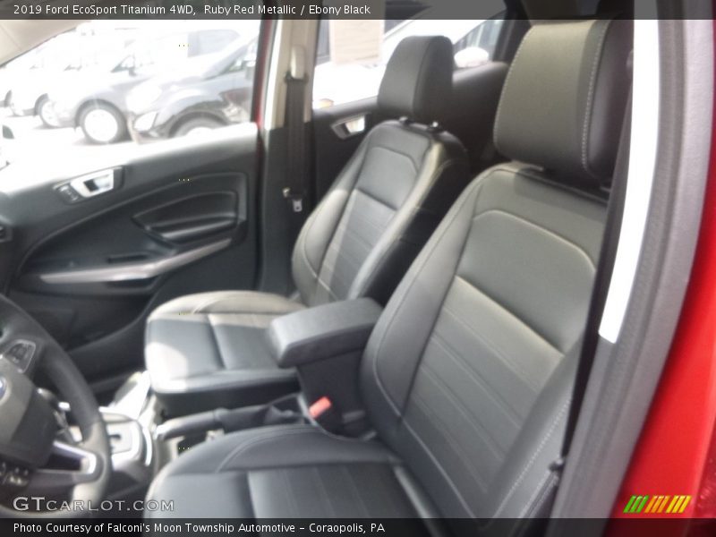 Ruby Red Metallic / Ebony Black 2019 Ford EcoSport Titanium 4WD