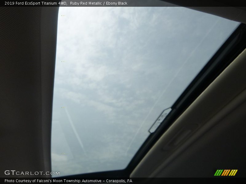 Ruby Red Metallic / Ebony Black 2019 Ford EcoSport Titanium 4WD