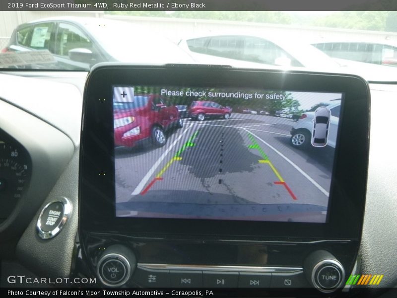 Ruby Red Metallic / Ebony Black 2019 Ford EcoSport Titanium 4WD