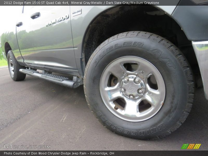 Mineral Gray Metallic / Dark Slate Gray/Medium Graystone 2012 Dodge Ram 1500 ST Quad Cab 4x4