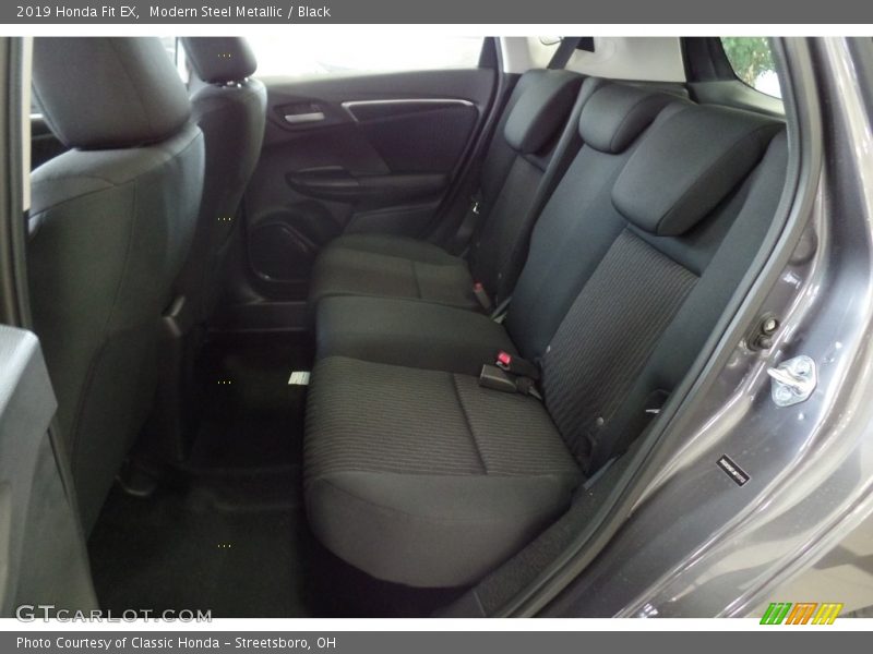Modern Steel Metallic / Black 2019 Honda Fit EX