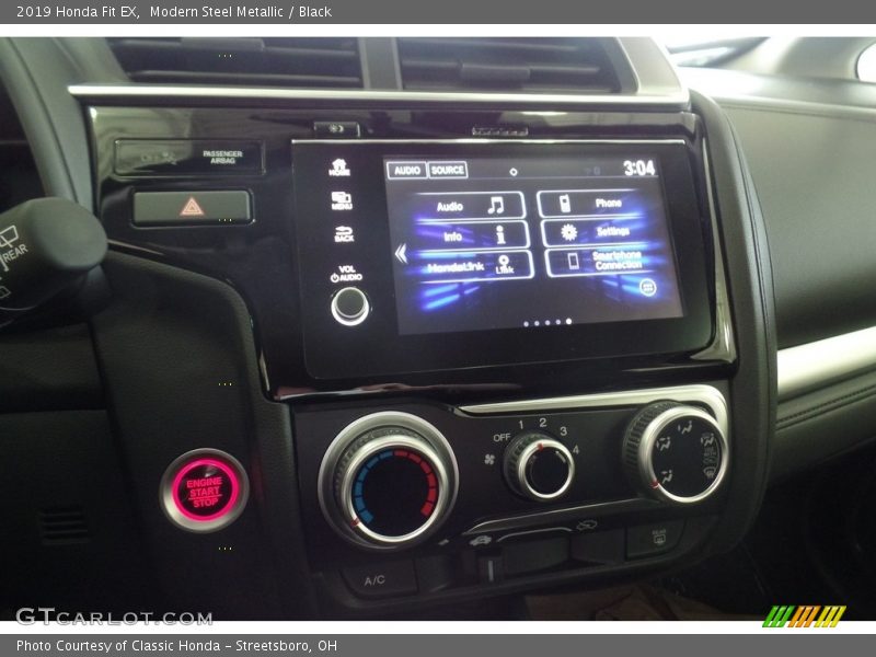Modern Steel Metallic / Black 2019 Honda Fit EX