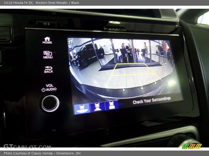 Modern Steel Metallic / Black 2019 Honda Fit EX