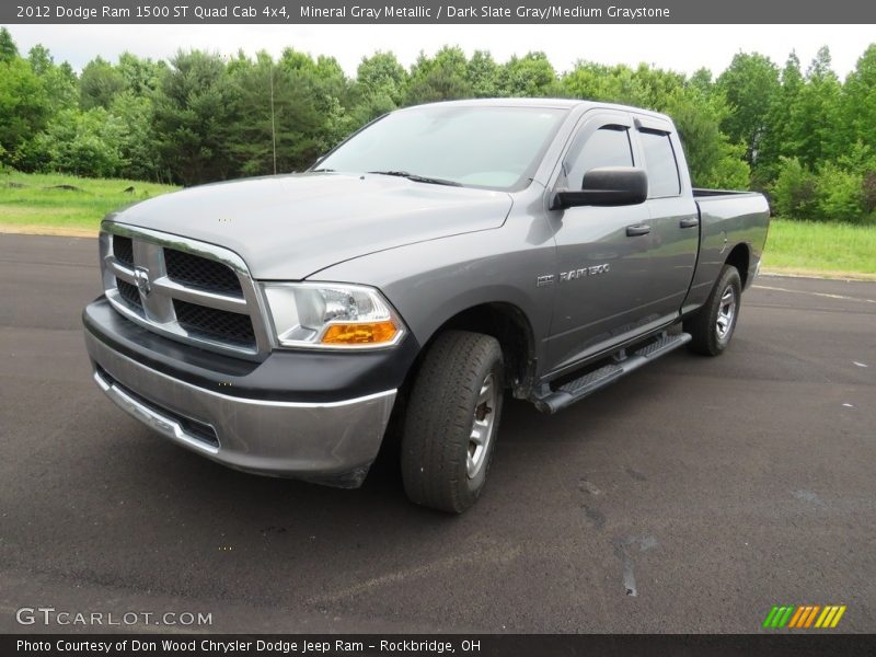 Mineral Gray Metallic / Dark Slate Gray/Medium Graystone 2012 Dodge Ram 1500 ST Quad Cab 4x4