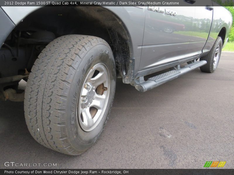 Mineral Gray Metallic / Dark Slate Gray/Medium Graystone 2012 Dodge Ram 1500 ST Quad Cab 4x4