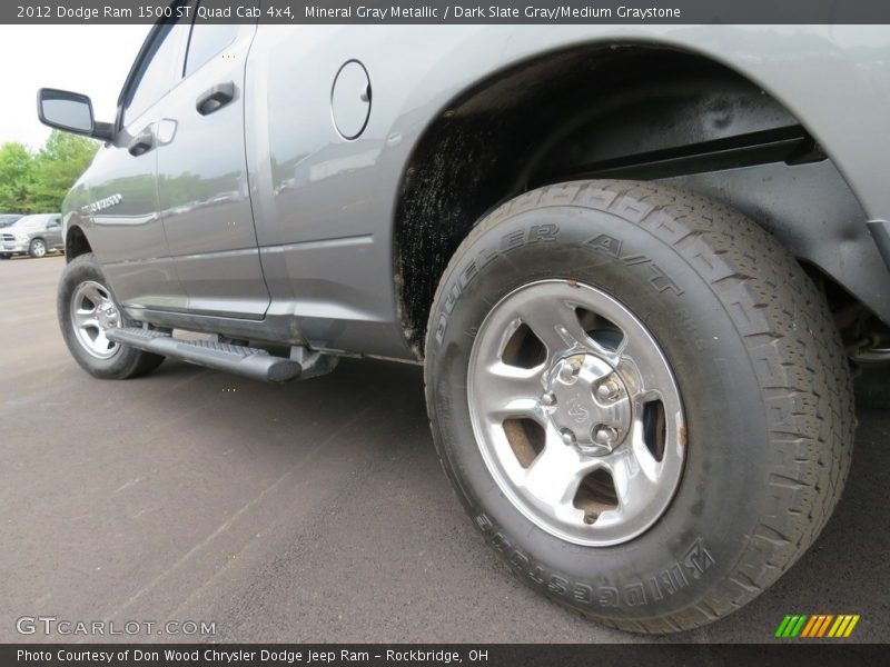Mineral Gray Metallic / Dark Slate Gray/Medium Graystone 2012 Dodge Ram 1500 ST Quad Cab 4x4