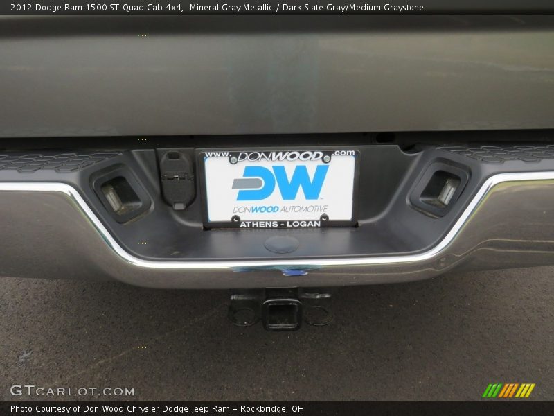 Mineral Gray Metallic / Dark Slate Gray/Medium Graystone 2012 Dodge Ram 1500 ST Quad Cab 4x4