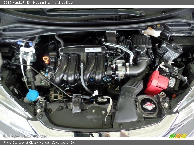 Modern Steel Metallic / Black 2019 Honda Fit EX