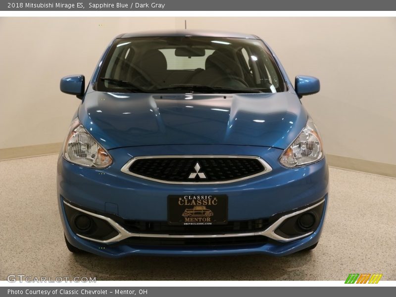 Sapphire Blue / Dark Gray 2018 Mitsubishi Mirage ES