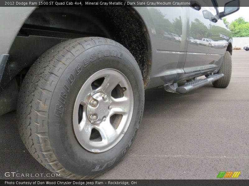Mineral Gray Metallic / Dark Slate Gray/Medium Graystone 2012 Dodge Ram 1500 ST Quad Cab 4x4