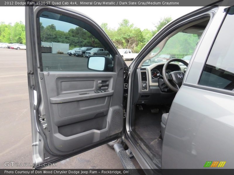 Mineral Gray Metallic / Dark Slate Gray/Medium Graystone 2012 Dodge Ram 1500 ST Quad Cab 4x4