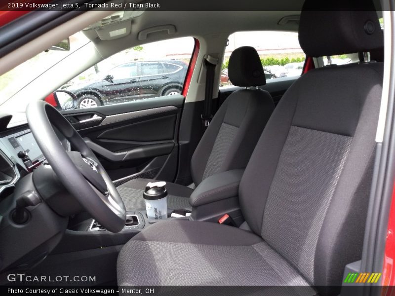 Tornado Red / Titan Black 2019 Volkswagen Jetta S