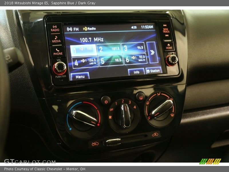 Controls of 2018 Mirage ES