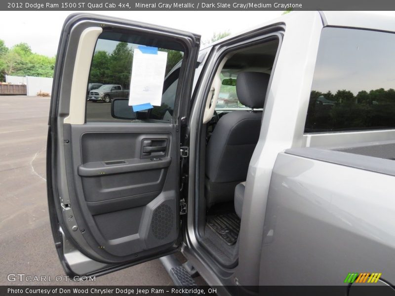 Mineral Gray Metallic / Dark Slate Gray/Medium Graystone 2012 Dodge Ram 1500 ST Quad Cab 4x4