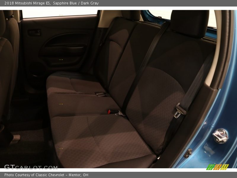 Sapphire Blue / Dark Gray 2018 Mitsubishi Mirage ES