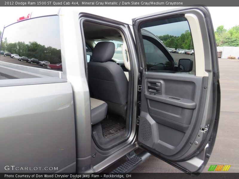 Mineral Gray Metallic / Dark Slate Gray/Medium Graystone 2012 Dodge Ram 1500 ST Quad Cab 4x4