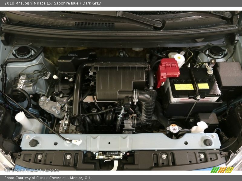  2018 Mirage ES Engine - 1.2 Liter DOHC 12-Valve MIVEC 3 Cylinder