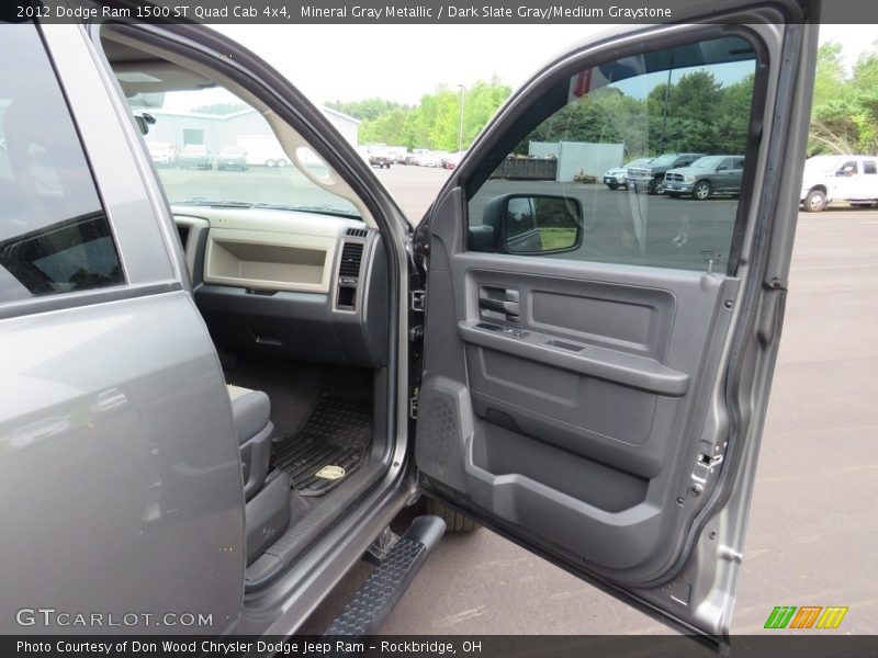 Mineral Gray Metallic / Dark Slate Gray/Medium Graystone 2012 Dodge Ram 1500 ST Quad Cab 4x4