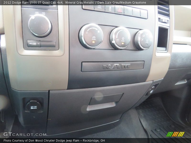 Mineral Gray Metallic / Dark Slate Gray/Medium Graystone 2012 Dodge Ram 1500 ST Quad Cab 4x4