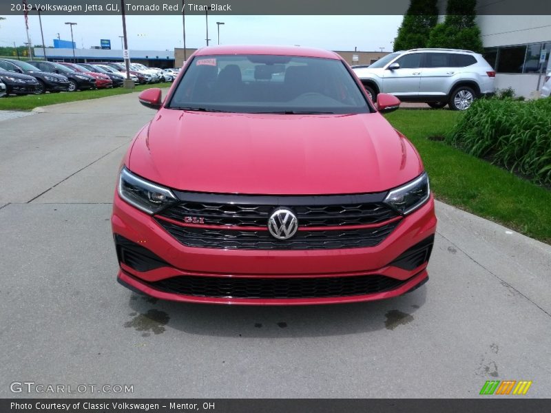 Tornado Red / Titan Black 2019 Volkswagen Jetta GLI