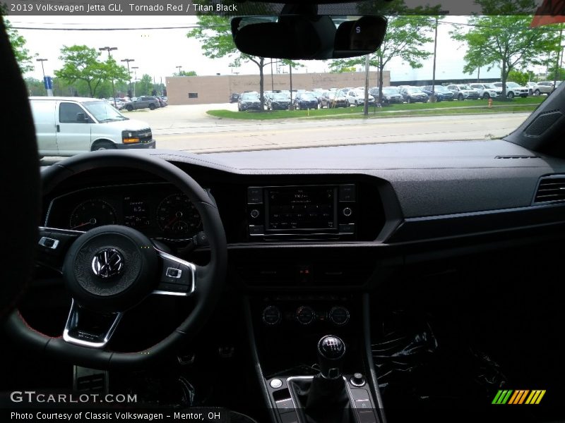 Tornado Red / Titan Black 2019 Volkswagen Jetta GLI