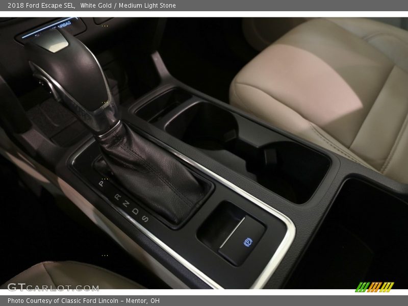 White Gold / Medium Light Stone 2018 Ford Escape SEL