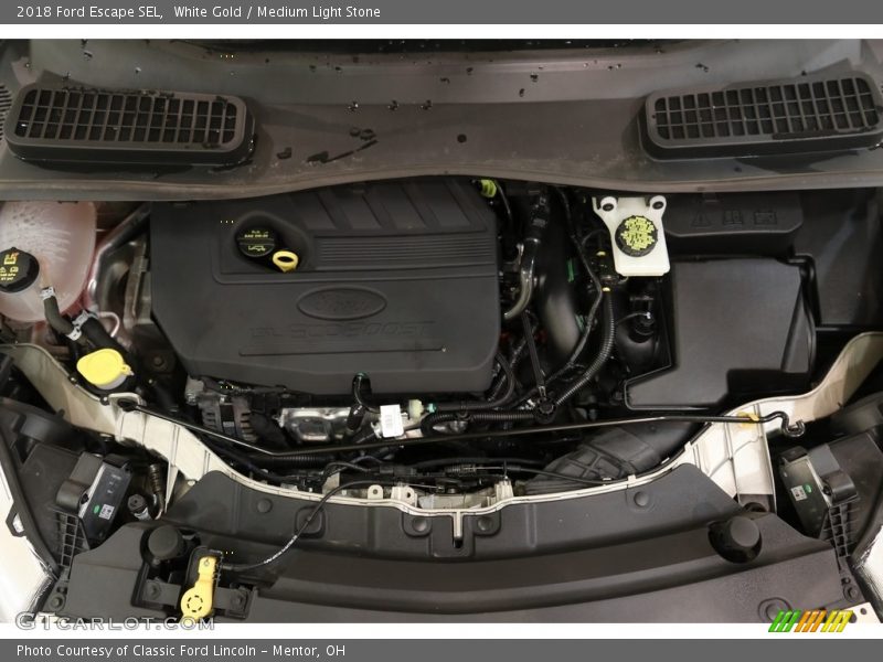 White Gold / Medium Light Stone 2018 Ford Escape SEL