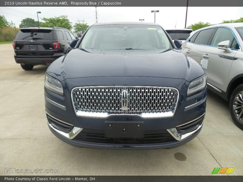Rhapsody Blue / Cappuccino 2019 Lincoln Nautilus Reserve AWD