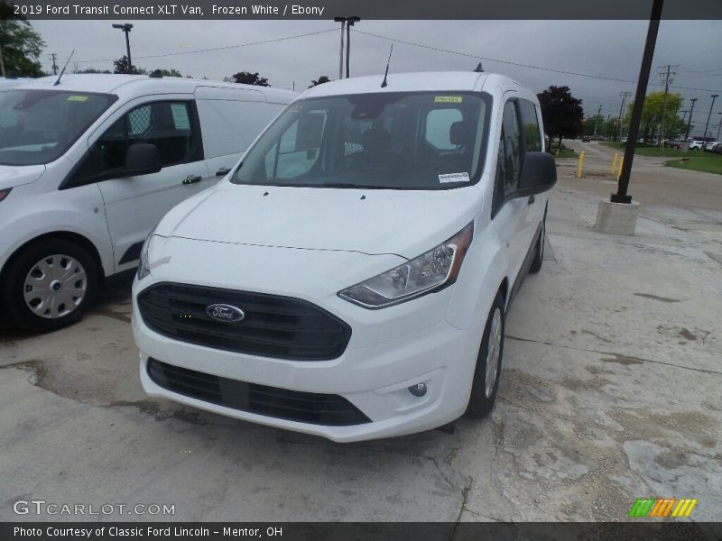 Frozen White / Ebony 2019 Ford Transit Connect XLT Van