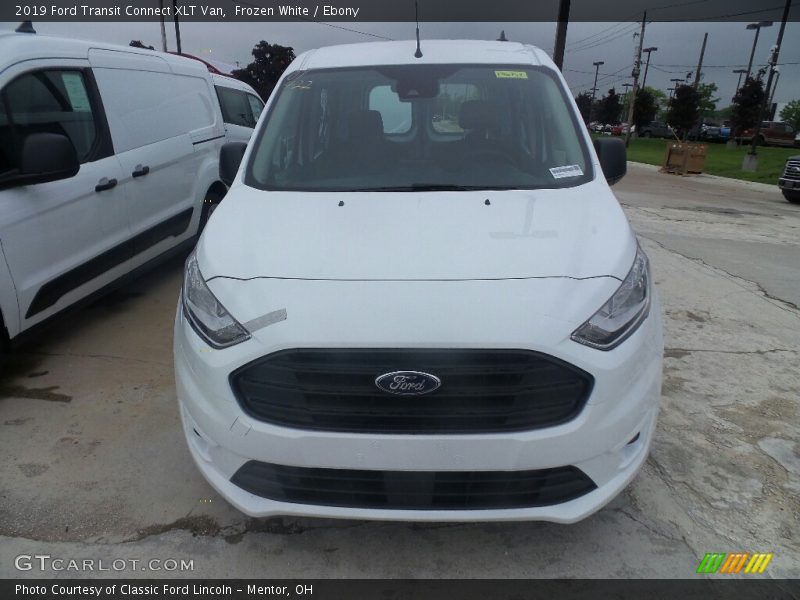 Frozen White / Ebony 2019 Ford Transit Connect XLT Van