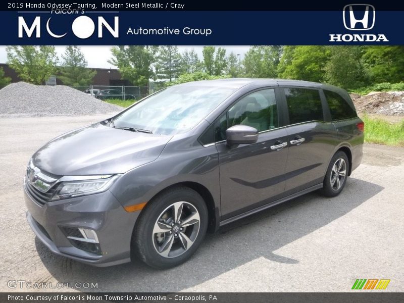 Modern Steel Metallic / Gray 2019 Honda Odyssey Touring