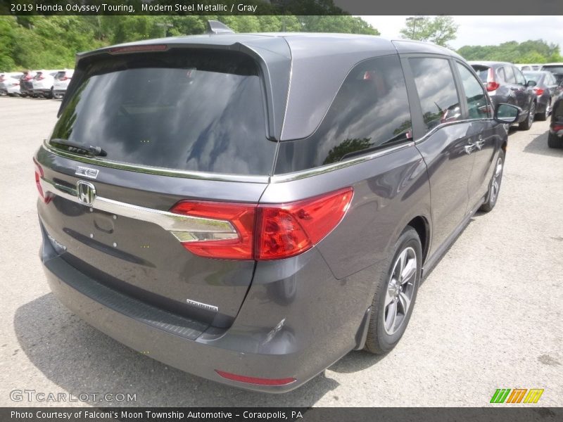 Modern Steel Metallic / Gray 2019 Honda Odyssey Touring