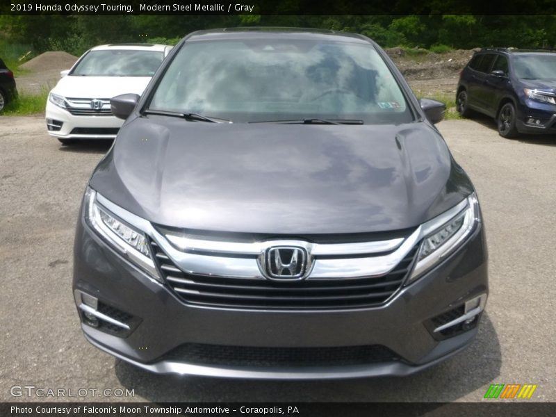 Modern Steel Metallic / Gray 2019 Honda Odyssey Touring