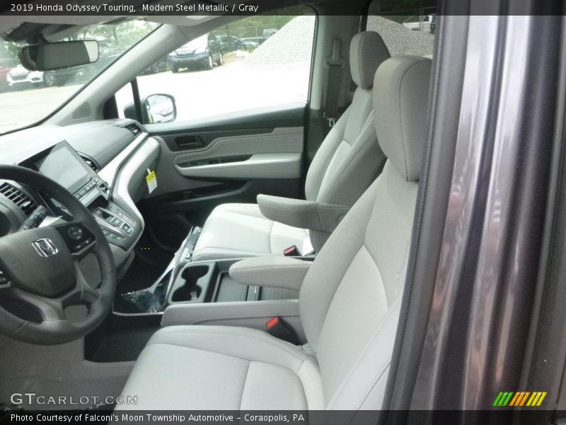Modern Steel Metallic / Gray 2019 Honda Odyssey Touring