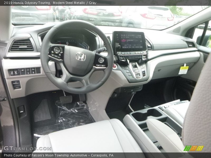 Modern Steel Metallic / Gray 2019 Honda Odyssey Touring