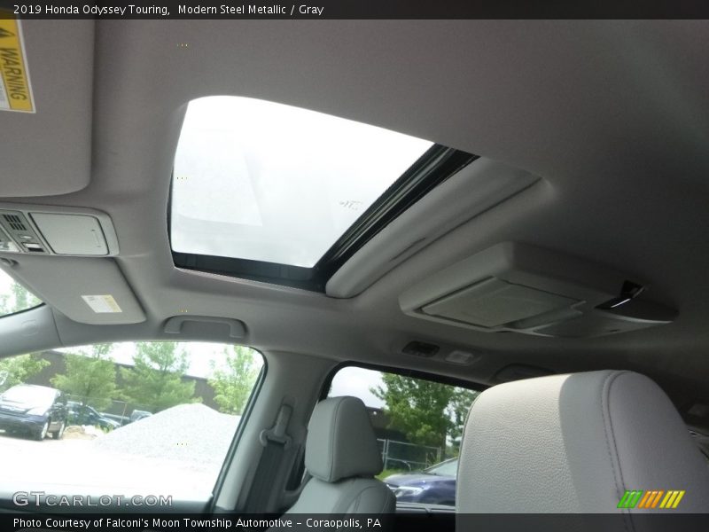 Modern Steel Metallic / Gray 2019 Honda Odyssey Touring