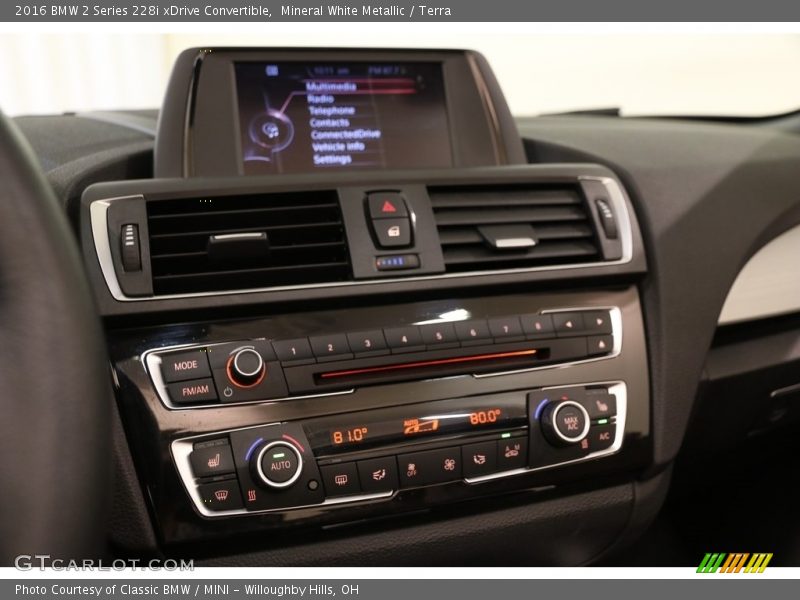 Mineral White Metallic / Terra 2016 BMW 2 Series 228i xDrive Convertible