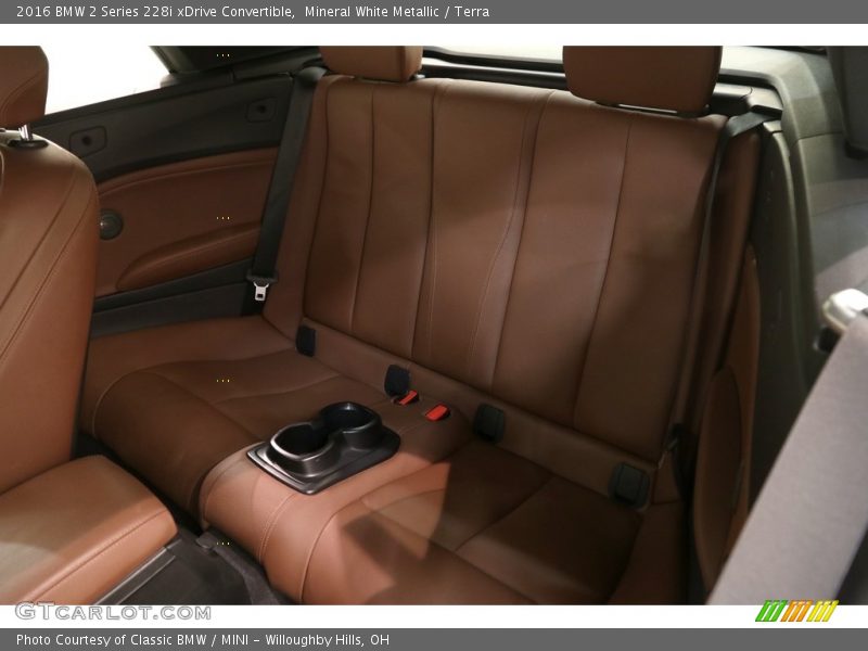 Mineral White Metallic / Terra 2016 BMW 2 Series 228i xDrive Convertible