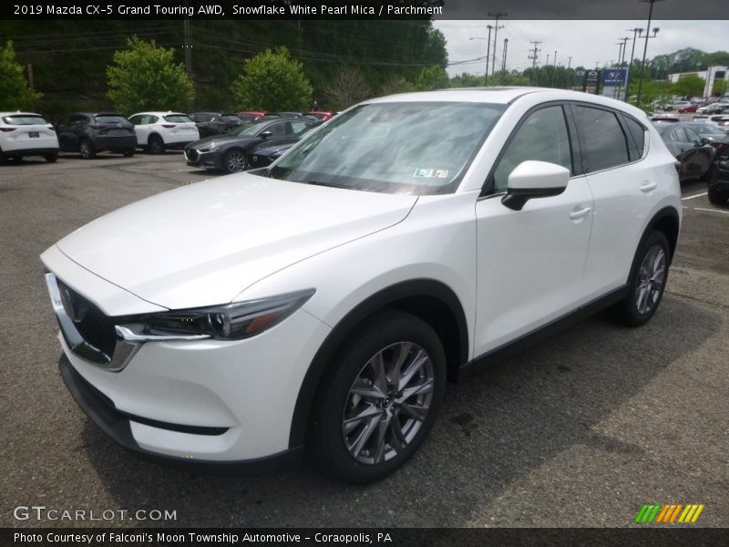 Snowflake White Pearl Mica / Parchment 2019 Mazda CX-5 Grand Touring AWD