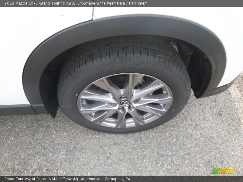 Snowflake White Pearl Mica / Parchment 2019 Mazda CX-5 Grand Touring AWD