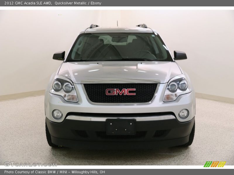 Quicksilver Metallic / Ebony 2012 GMC Acadia SLE AWD
