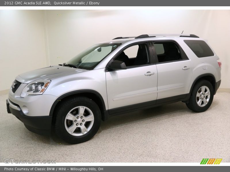 Quicksilver Metallic / Ebony 2012 GMC Acadia SLE AWD