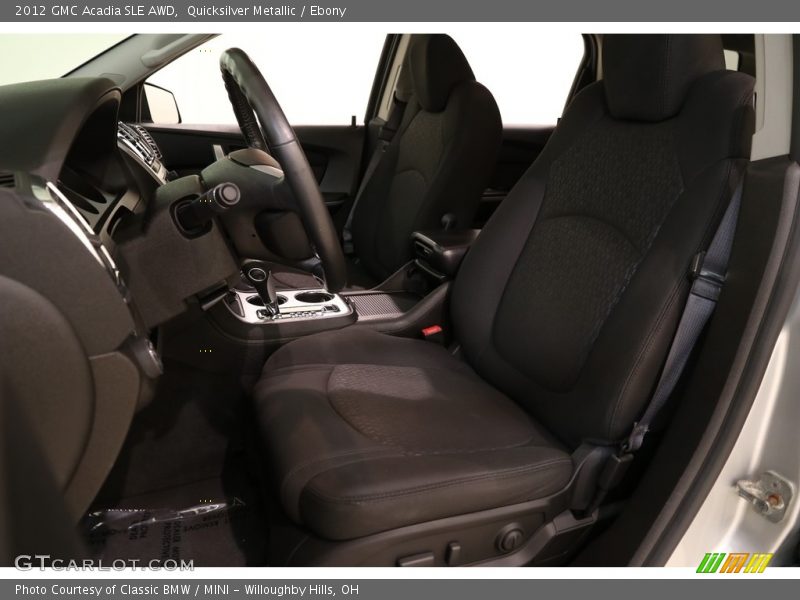Quicksilver Metallic / Ebony 2012 GMC Acadia SLE AWD
